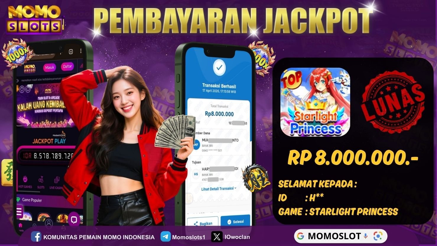 MOMOSLOTS JACKPOT SLOT STARLIGHT PRINCESS